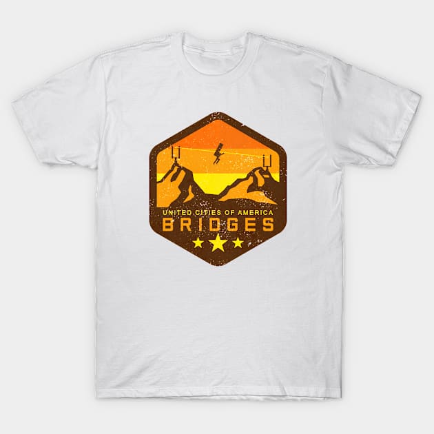 Bridges Horizon T-Shirt by CCDesign